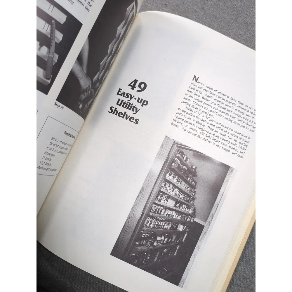 1983 Plywood Projects Illustrated‎ Kenn Oberrecht VTG Hardcover Scribners